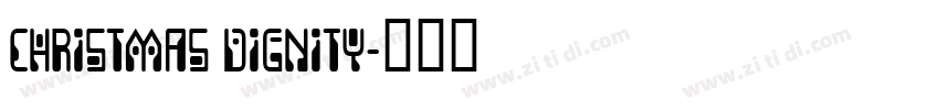 Christmas Dignity字体转换
